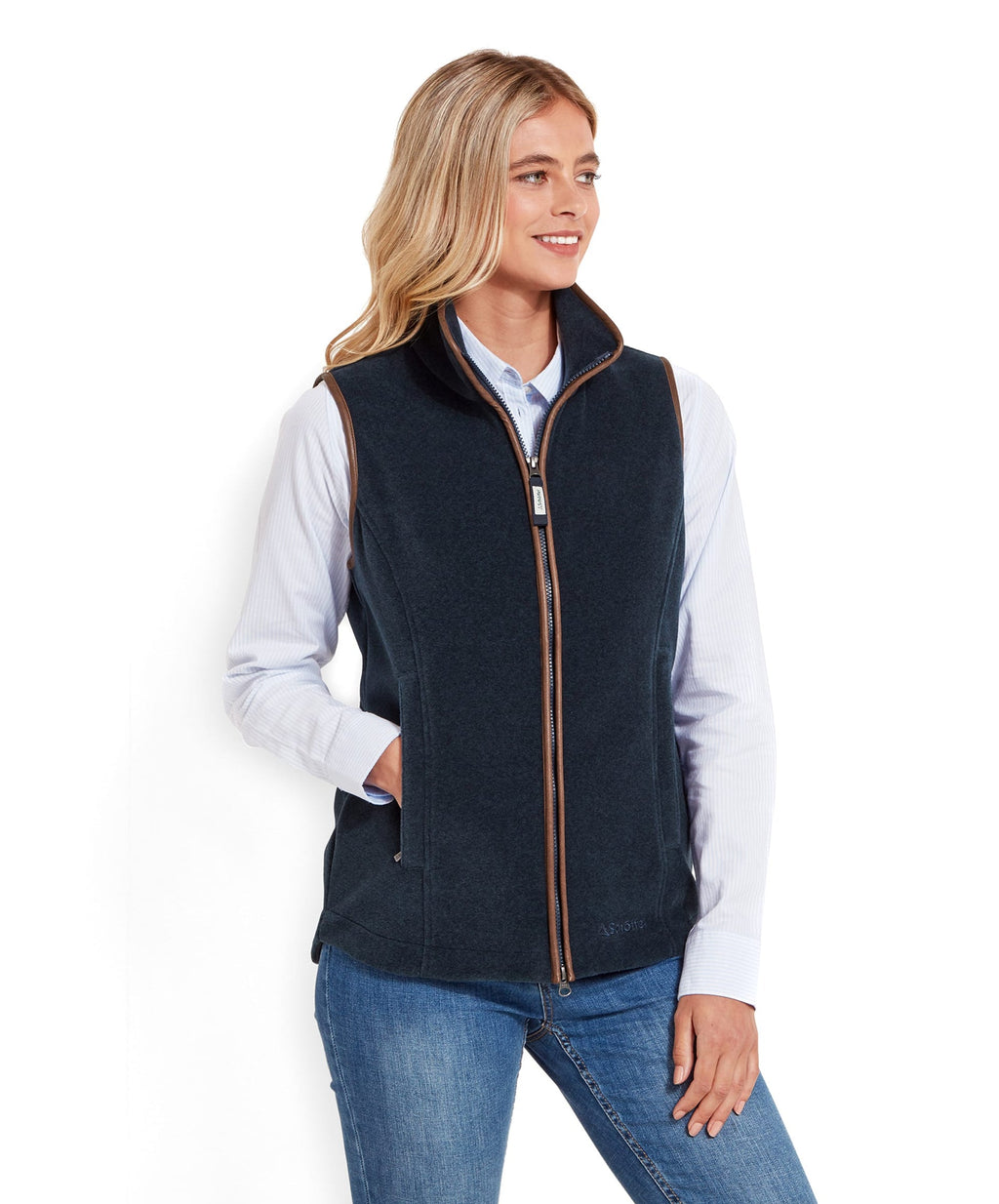Lyndon II Fleece Gilet - Navy