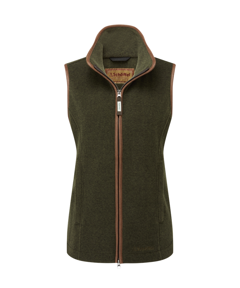 Lyndon II Fleece Gilet - Dark Olive