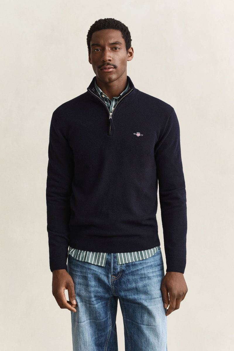 GANT Superfine Lambswool Hz - Marine